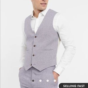 ASOS wedding super skinny suit vest and pants